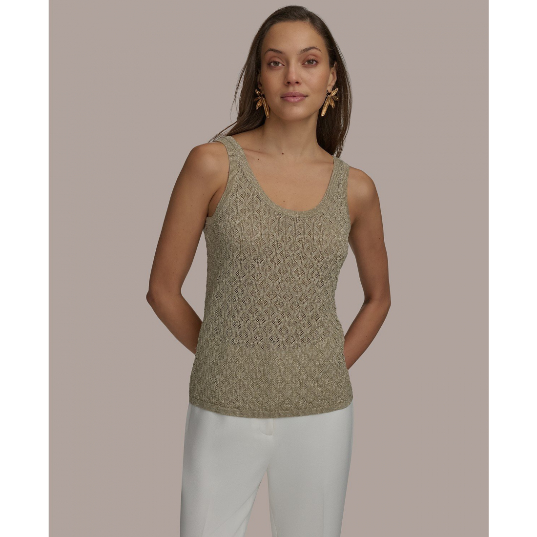 Débardeur 'Metallic Sweater Knit' pour Femmes