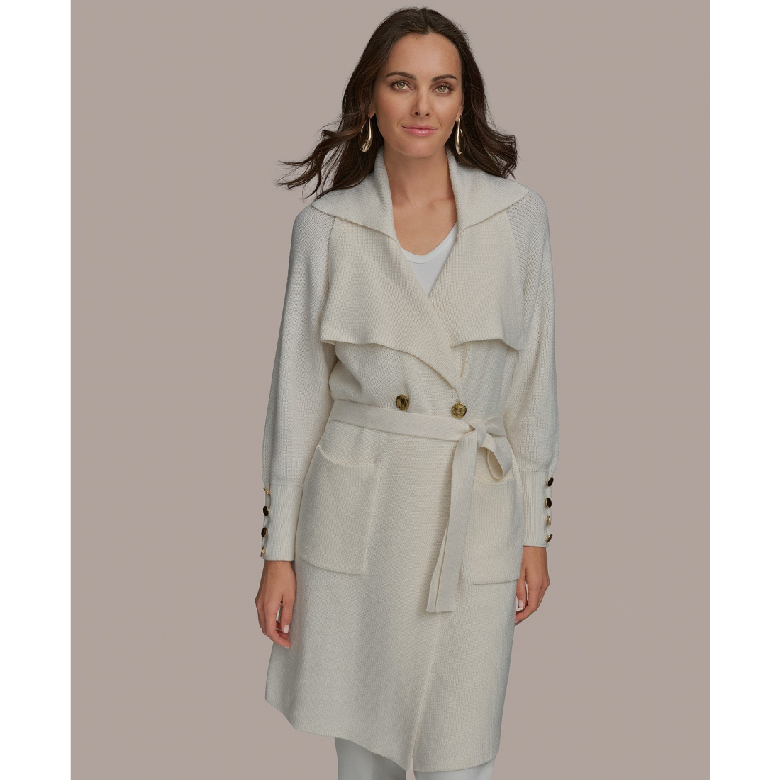 Cardigan 'Long Belted' pour Femmes