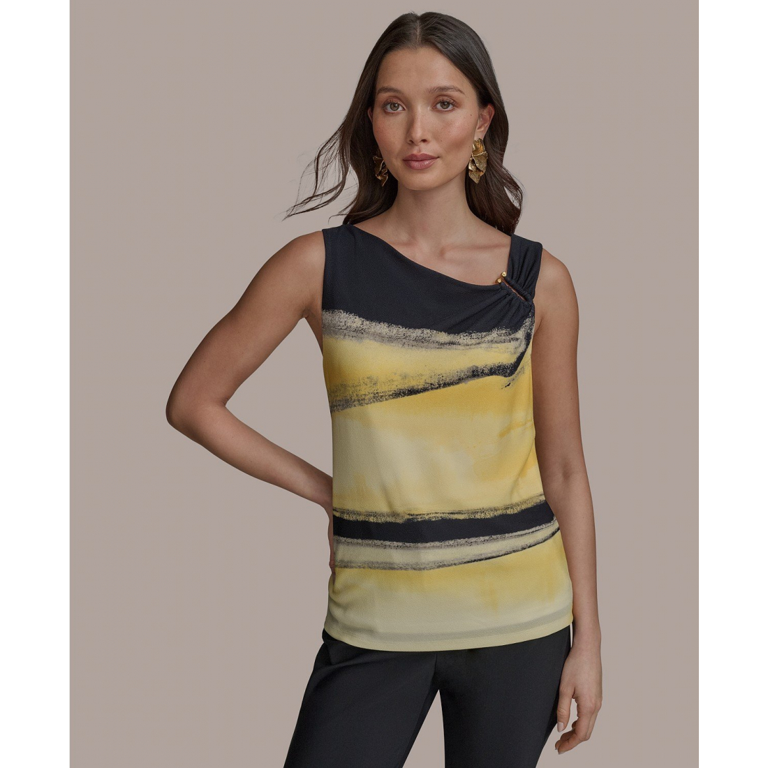 Haut sans manches 'Printed U-Wire' pour Femmes