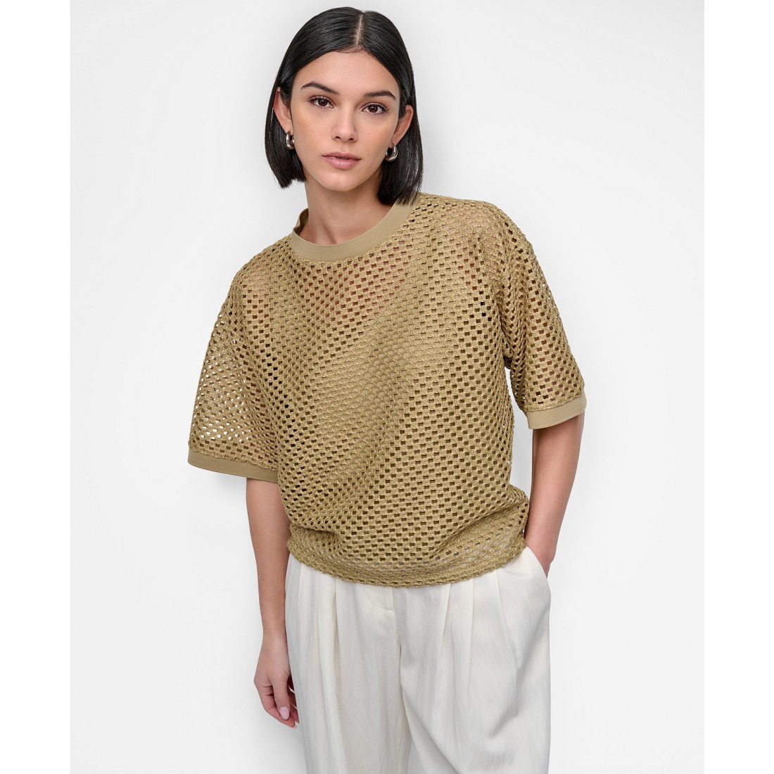 Top 'Crochet Knit' pour Femmes