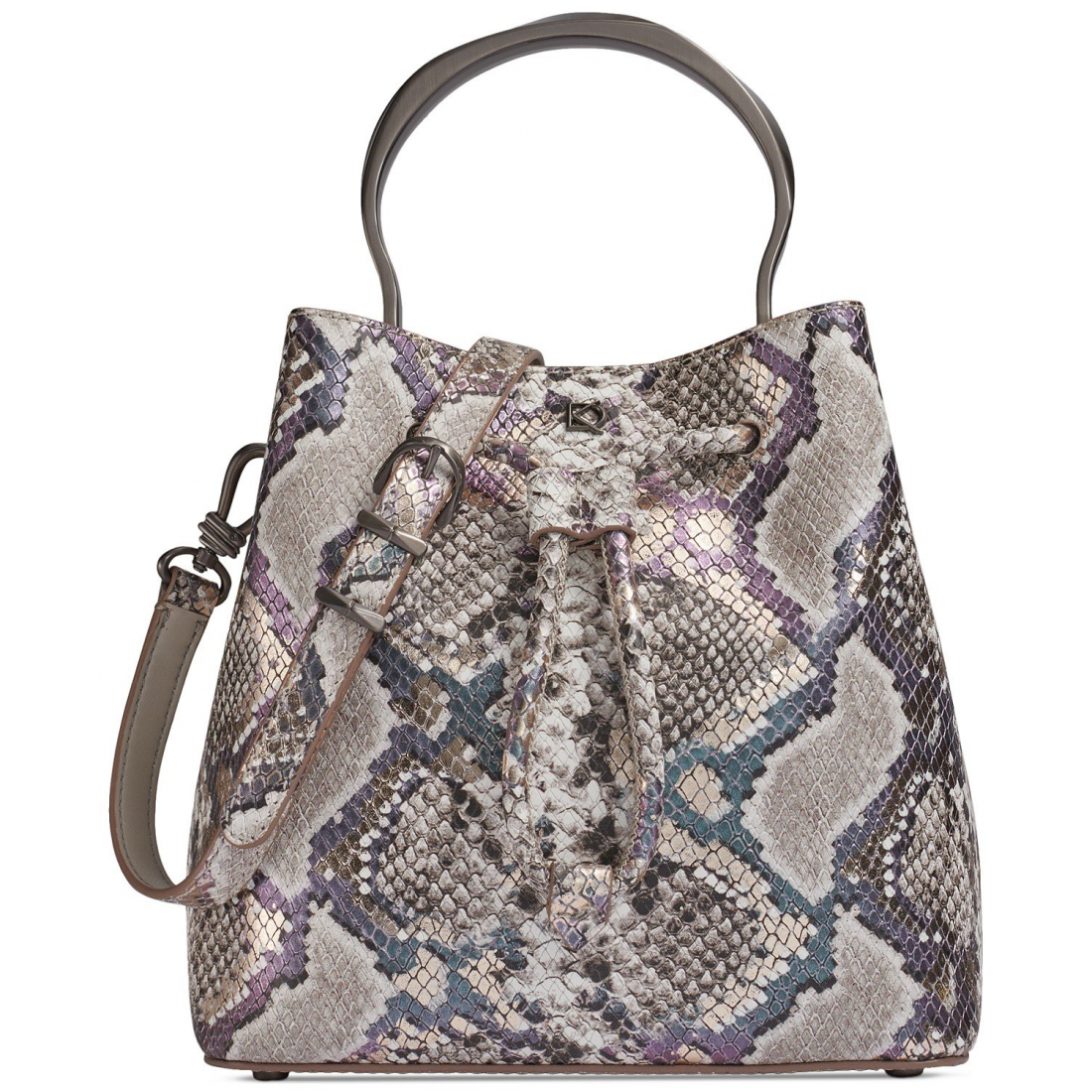 Sac seau 'Lawrence Python Top Handle' pour Femmes