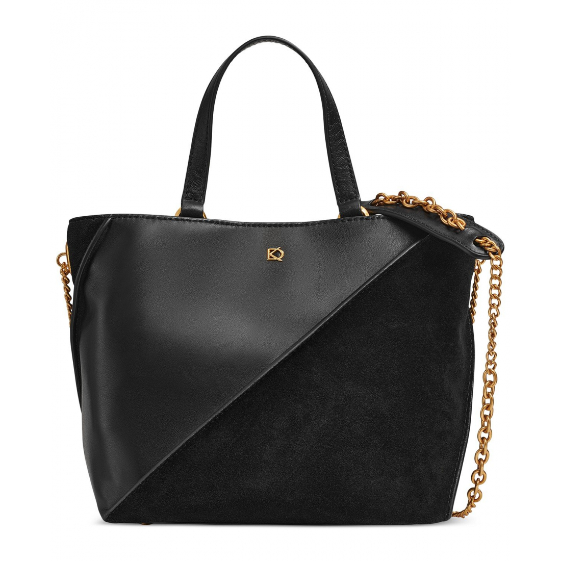 Women's 'Setauket Leather & Suede Convertible with Chain Strap' Crossbody Bag