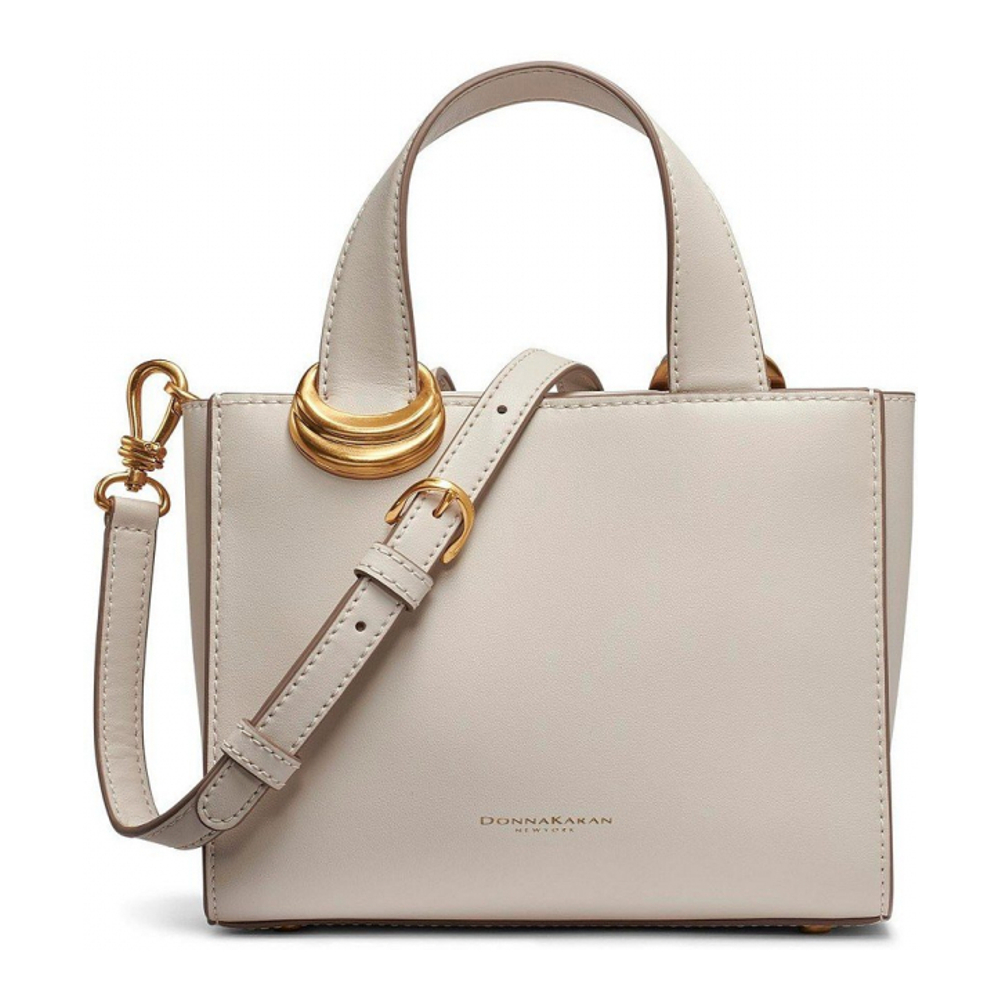 Women's 'Hewlett Leather Top Handle Buckle' Crossbody Bag