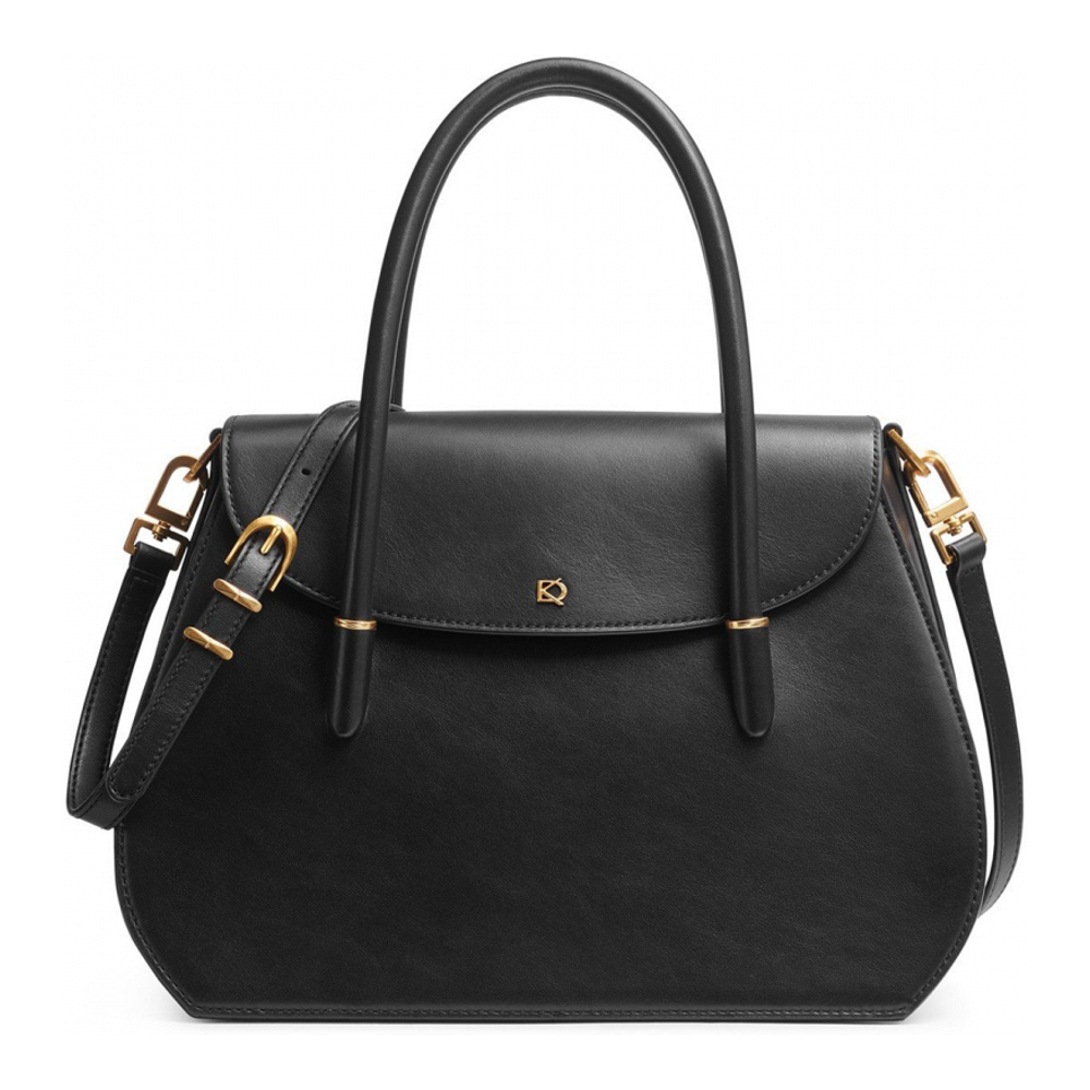Women's 'Bellerose Double Top Handle Leather' Satchel