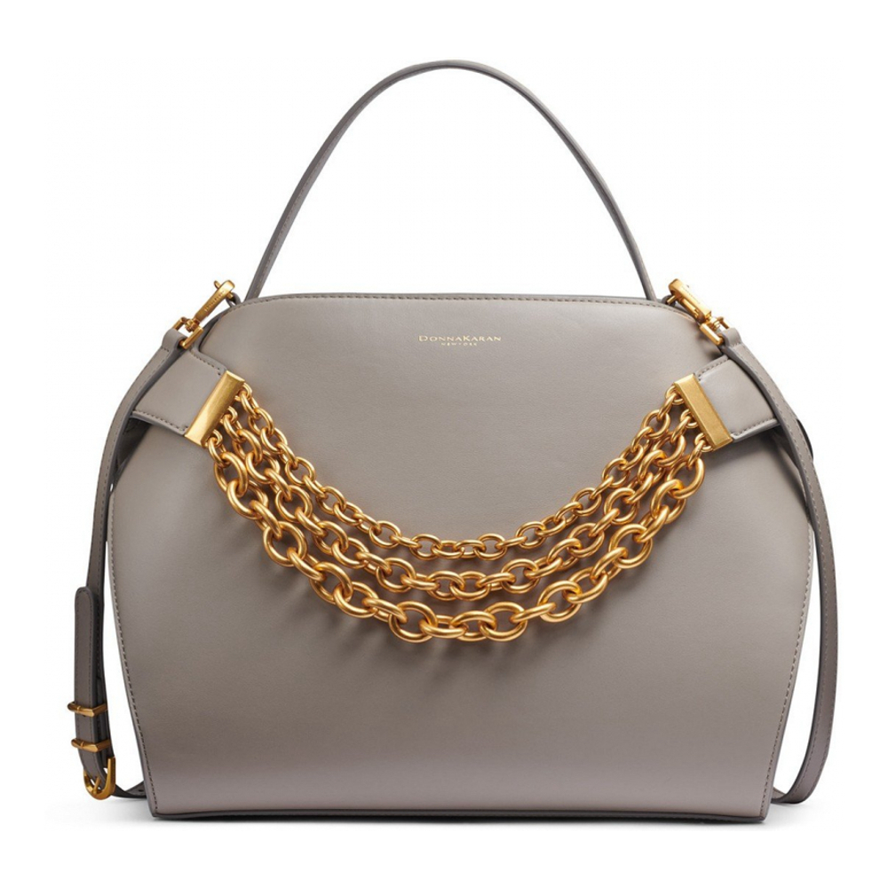 Women's 'Plandome Chain Top Handle Leather' Satchel