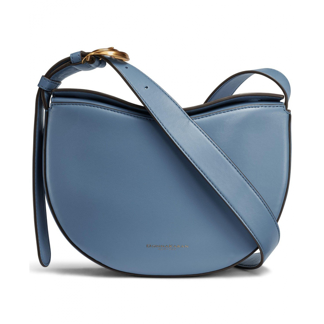 Women's 'Valley Stream Leather Buckle with Adjustable Strap' Crossbody Bag