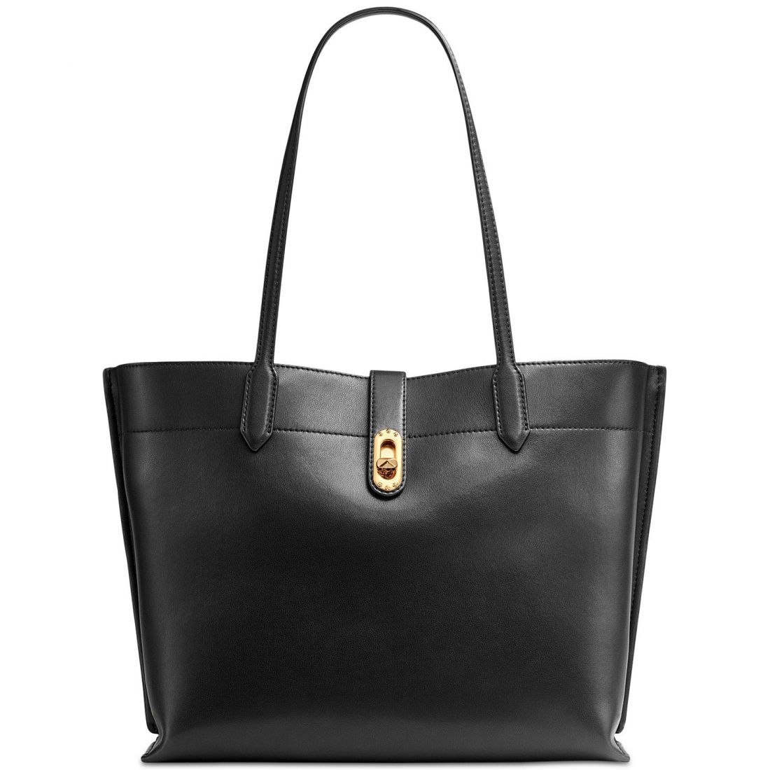 Women's 'Bridgehampton Leather Turnlock Triple Compartment' Tote Bag