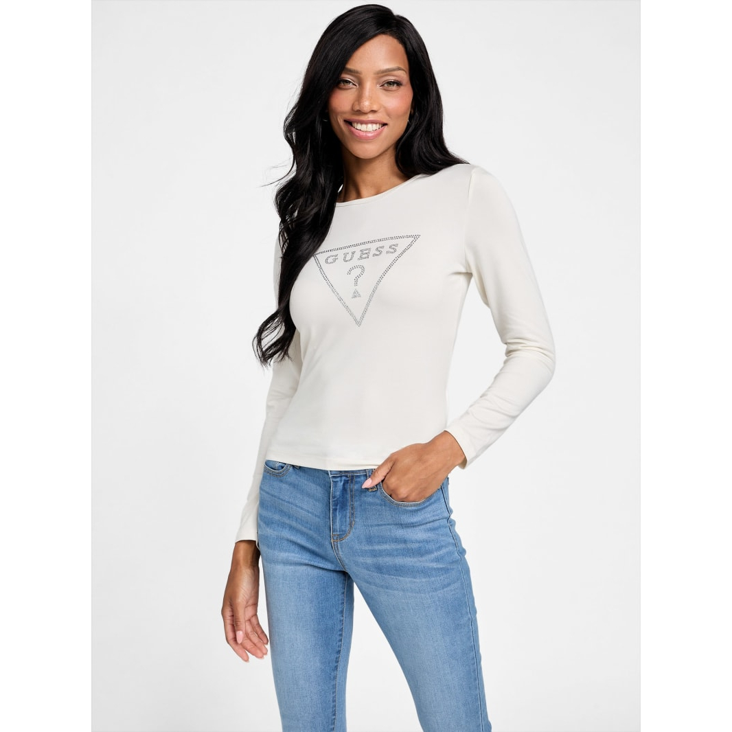 Top 'Lamar Crewneck Logo' pour Femmes