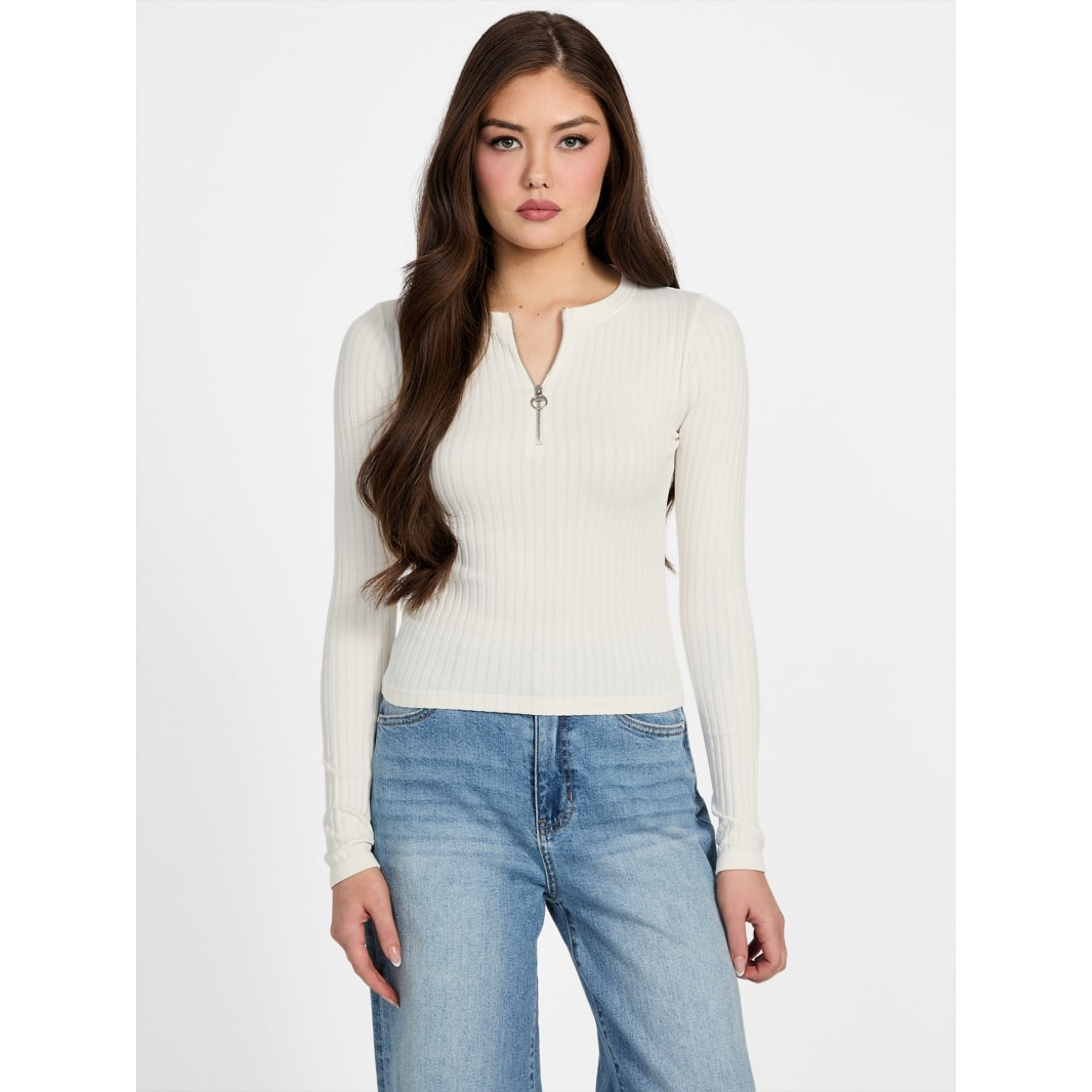 Top 'Rianna Zip Sweater' pour Femmes