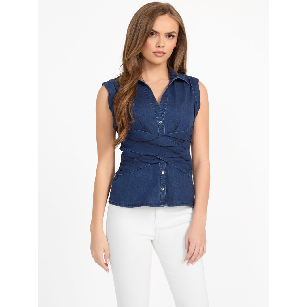 Top 'Londyn Chambray' pour Femmes