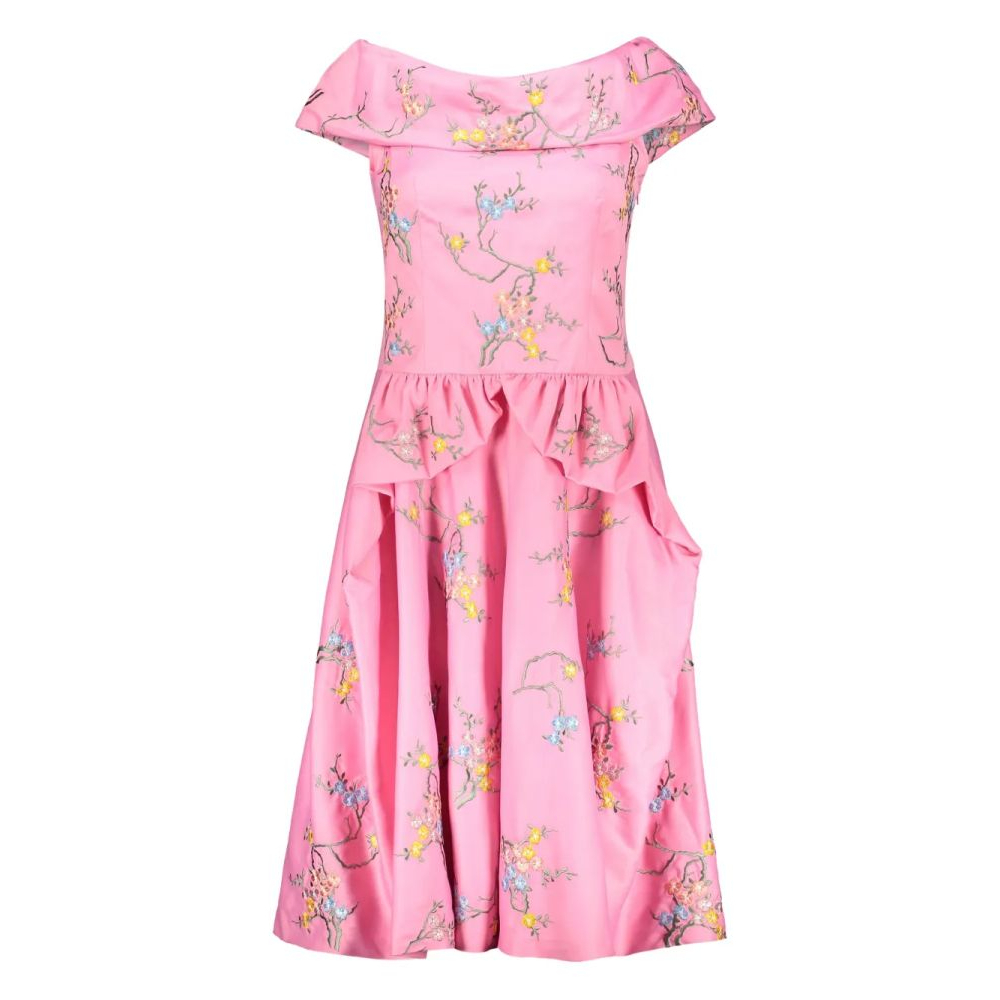 Robe Midi 'Floral Embroidery' pour Femmes