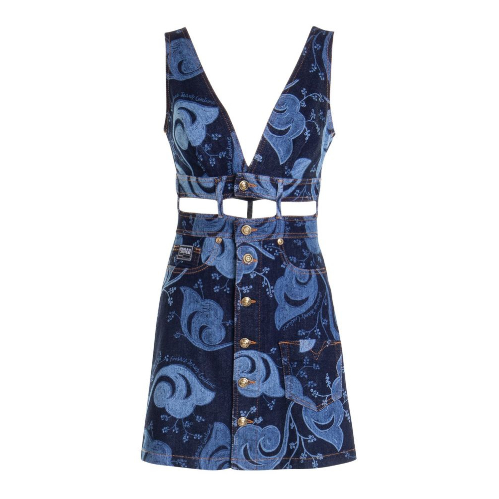 Women's 'Patterned With Belt' Mini Dress