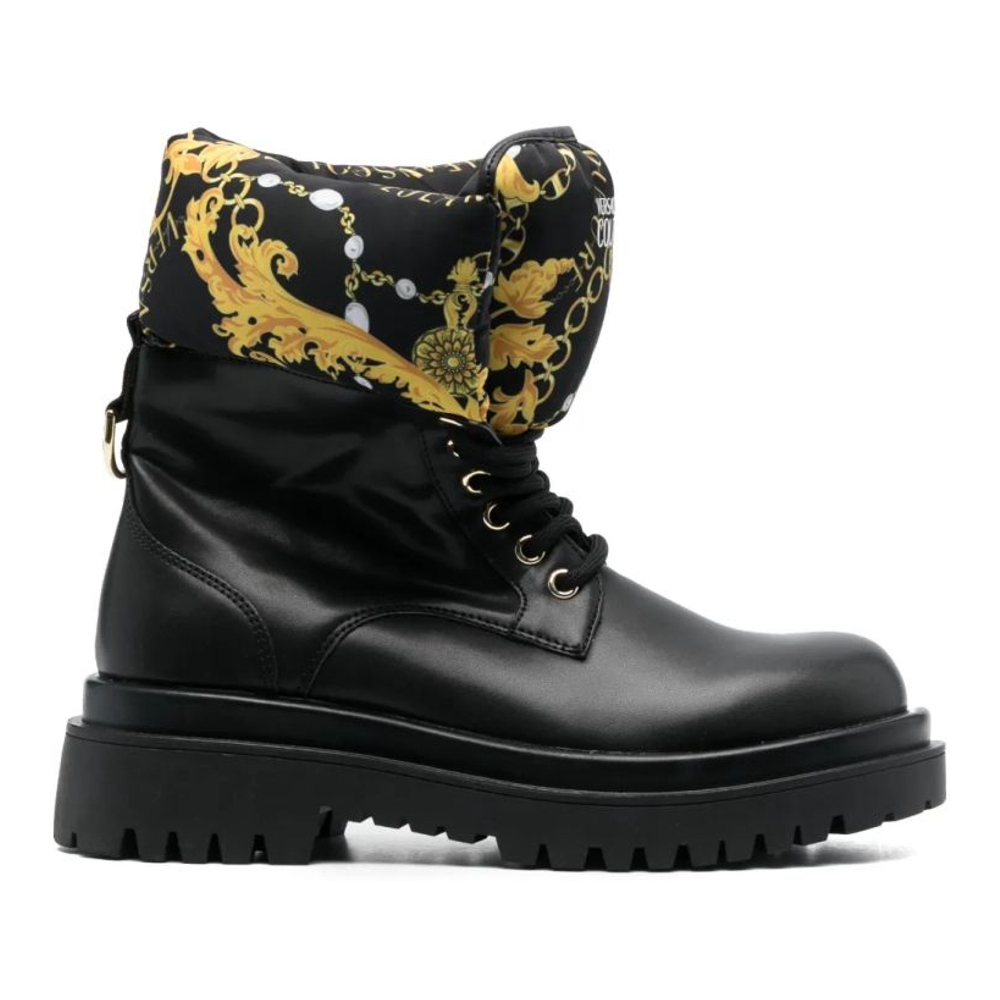 Bottes 'Logo-Print Round-Toe' pour Femmes
