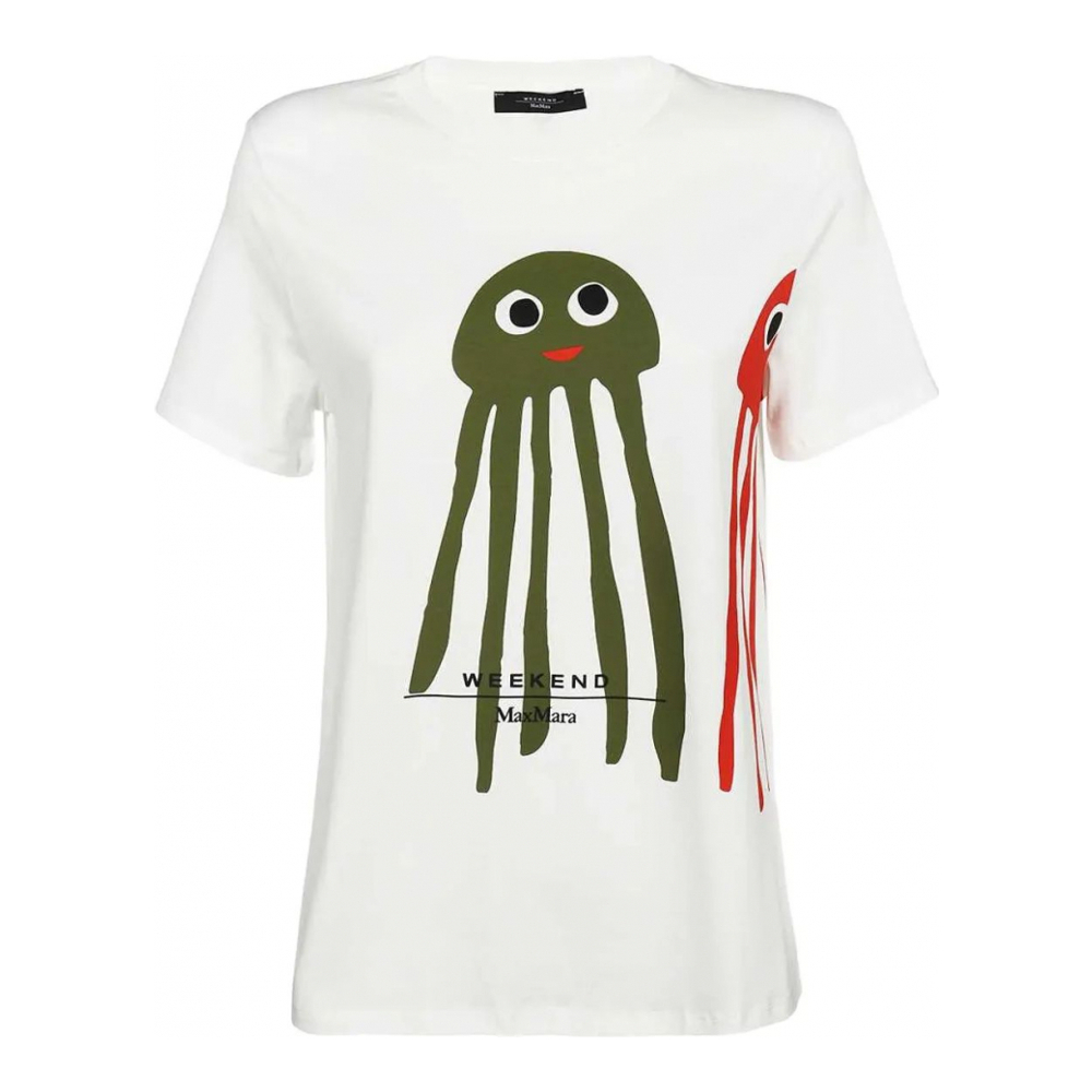 T-shirt 'Jellyfish-Print' pour Femmes