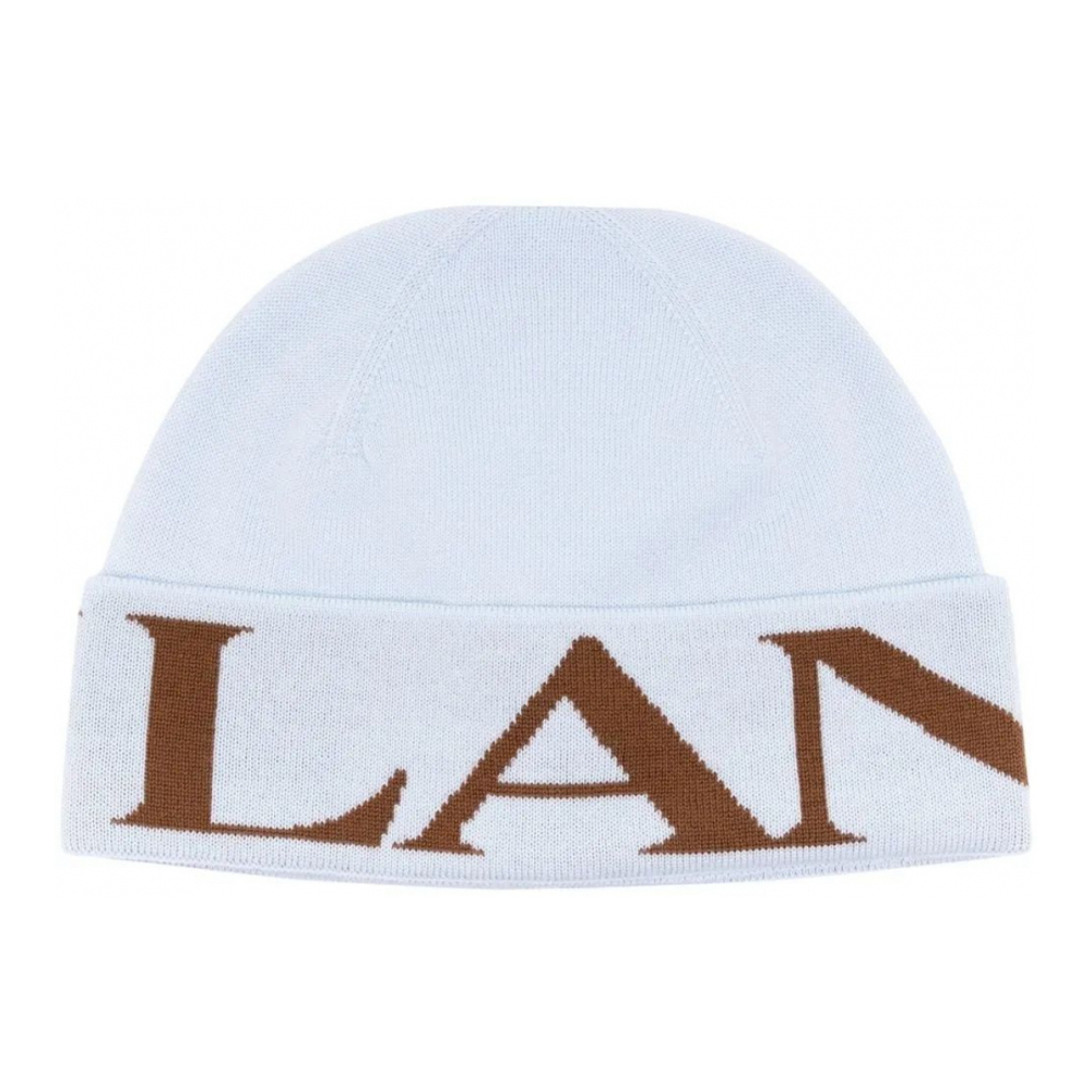 Bonnet 'Intarsia-Logo' pour Femmes