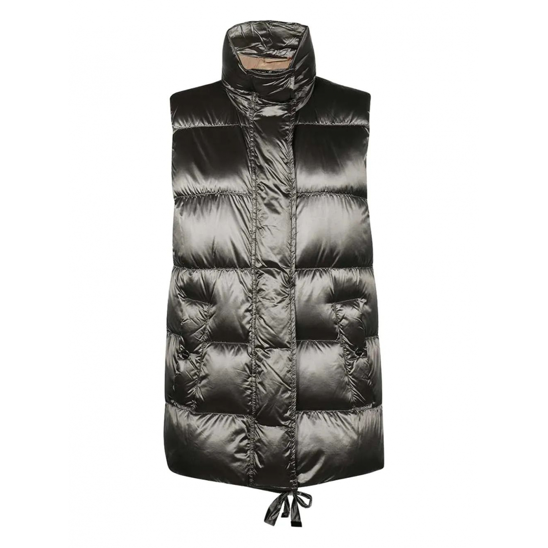 Gilet 'High-Neck Quilted' pour Femmes