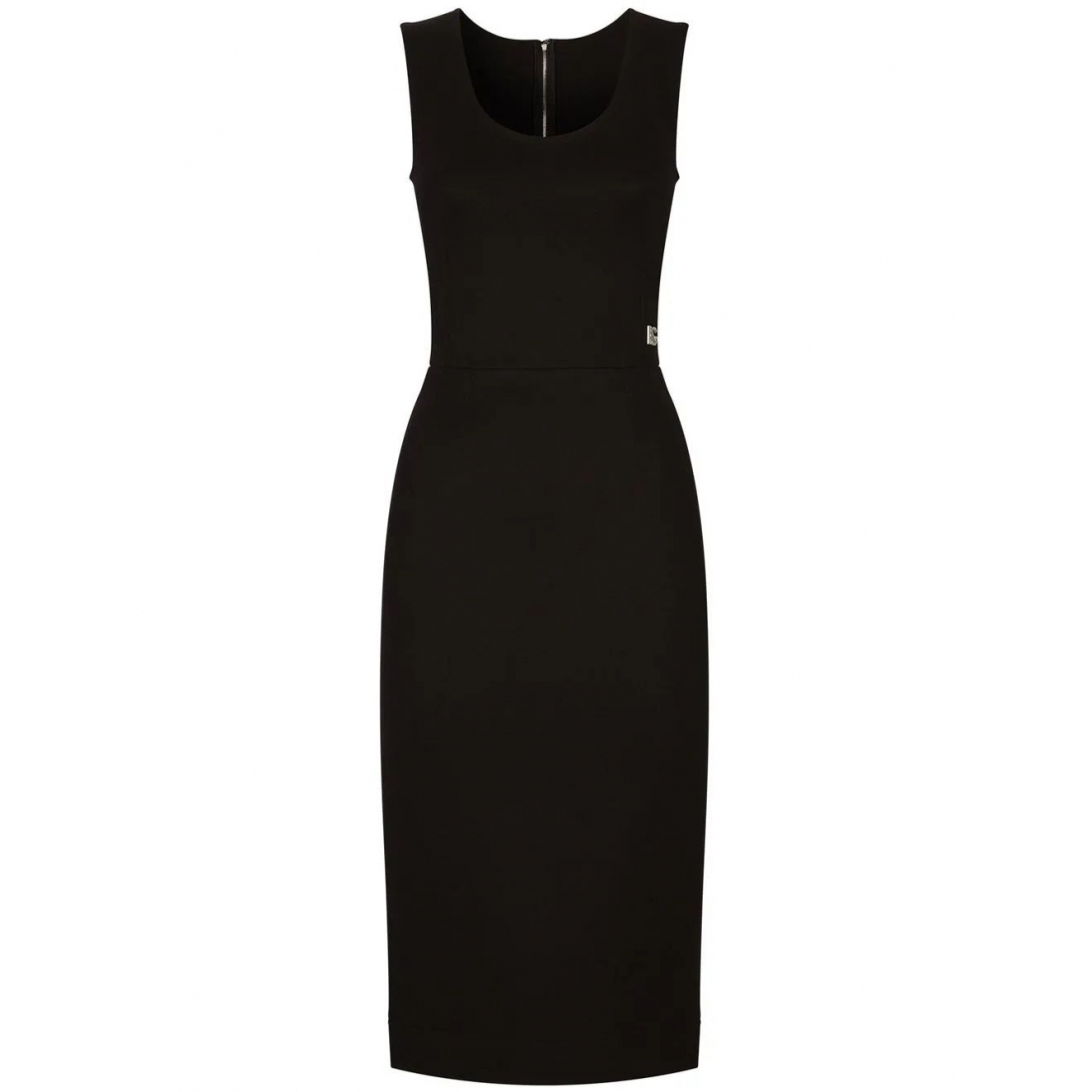 Robe Midi 'Milano-Rib Sleeveless' pour Femmes