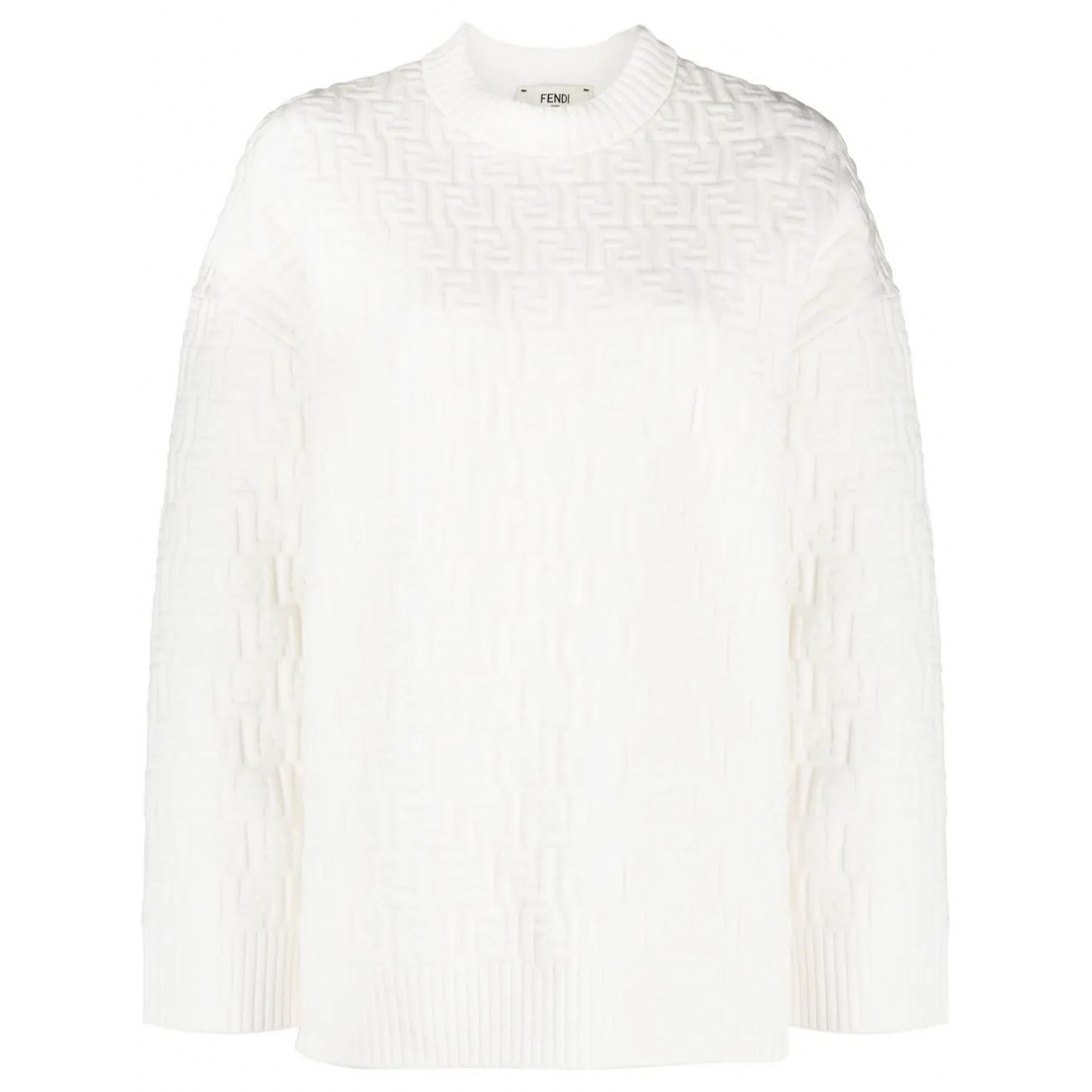 Pull 'Monogram-Pattern Long-Sleeve' pour Femmes