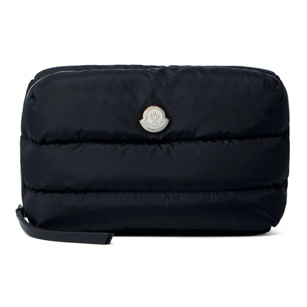 Women's 'Caradoc Quilted Logo-Plaque Beauty' Pouch