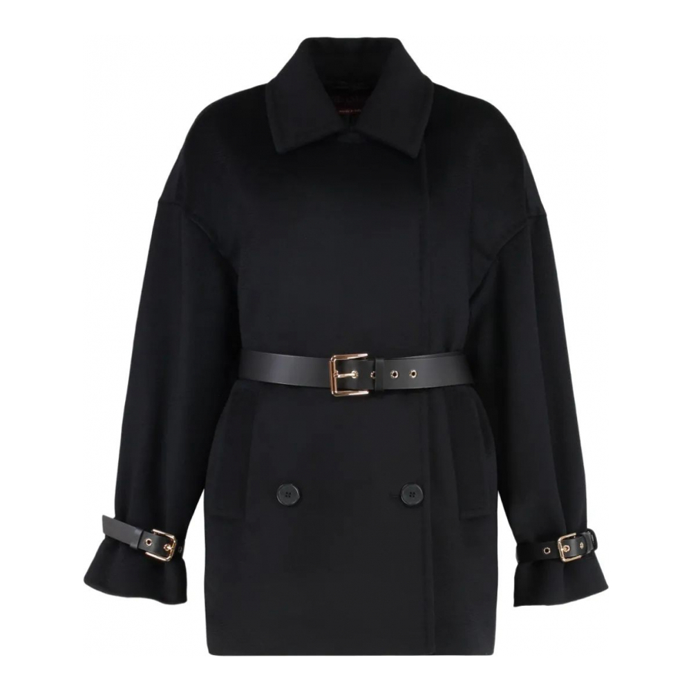 Veste 'Double-Breasted Belted' pour Femmes
