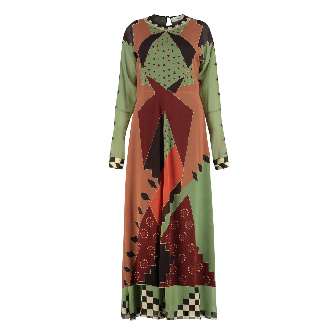 Robe à manches longues 'Printed' pour Femmes