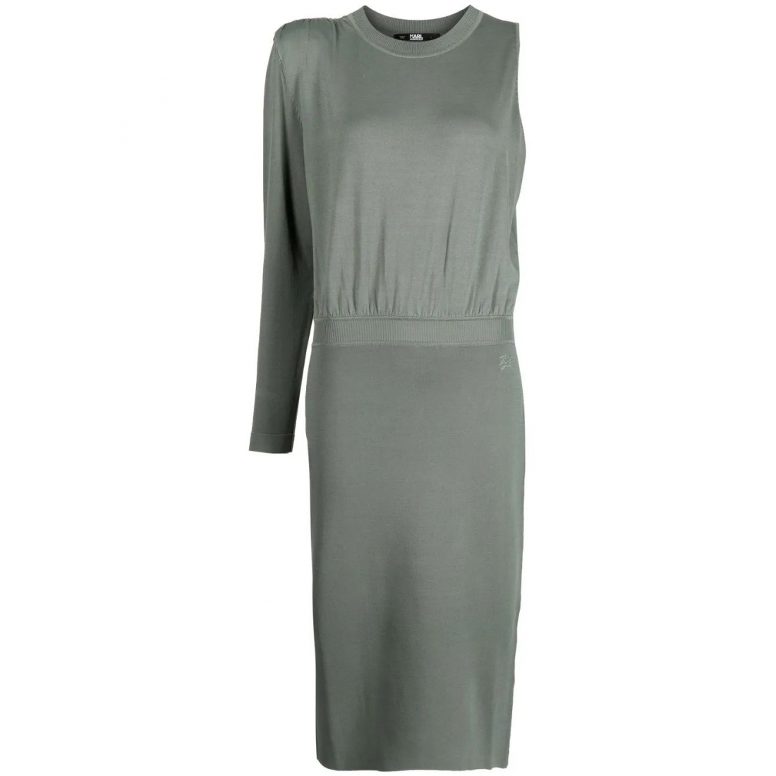 Robe Midi 'Asymmetric Knit' pour Femmes