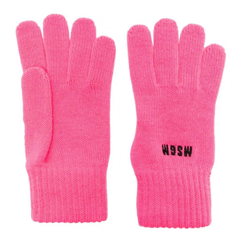 Gants 'Logo-Embroidered Knitted' pour Femmes