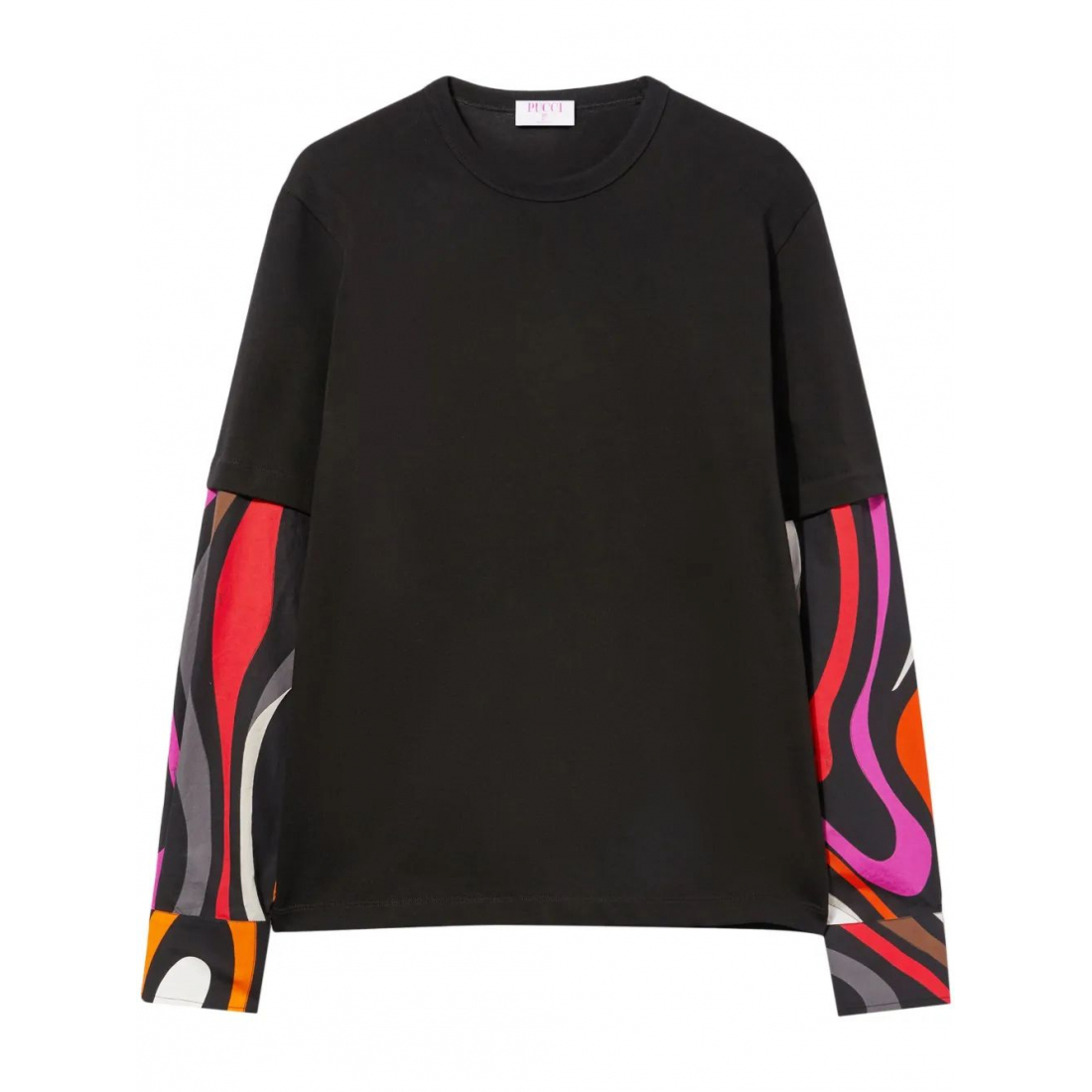 T-shirt 'Pesci-Print Layered' pour Hommes