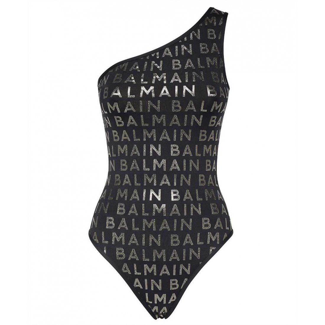 Women's 'Logo Print One-Shoulder' Swimsuit