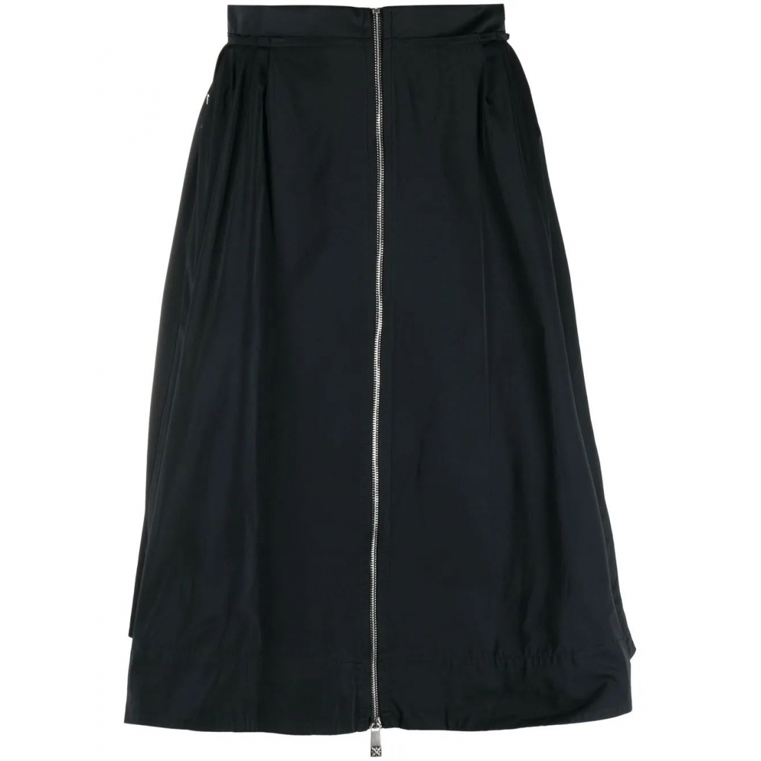Women's 'Zip A-Line' Midi Skirt