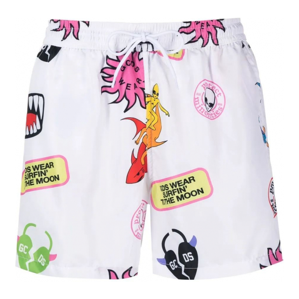 Short de bain 'Graphic-Print' pour Hommes