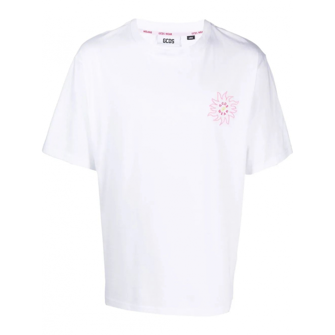 T-shirt 'Rear Logo-Print Detail' pour Hommes