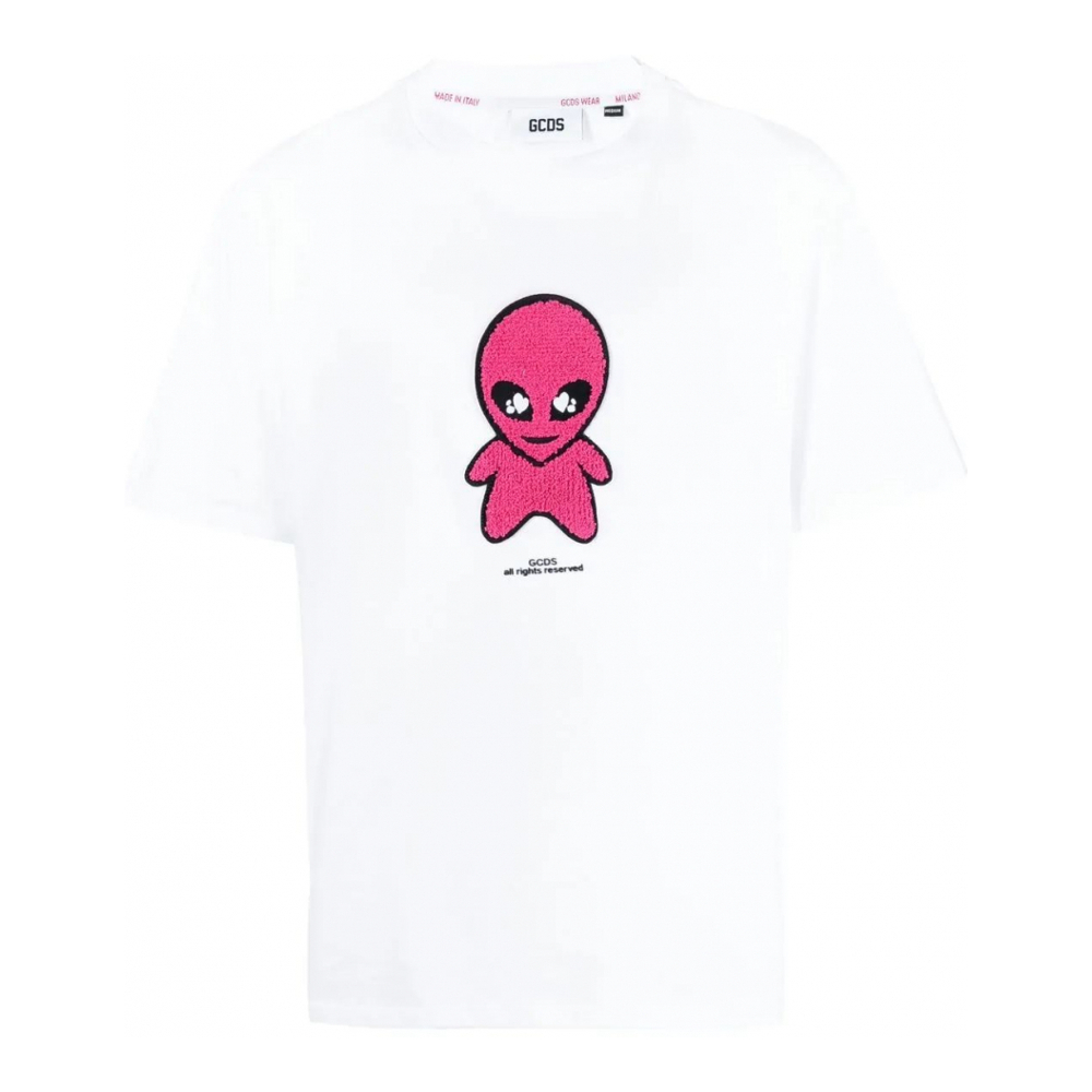 T-shirt 'Logo-Print Short-Sleeve' pour Hommes