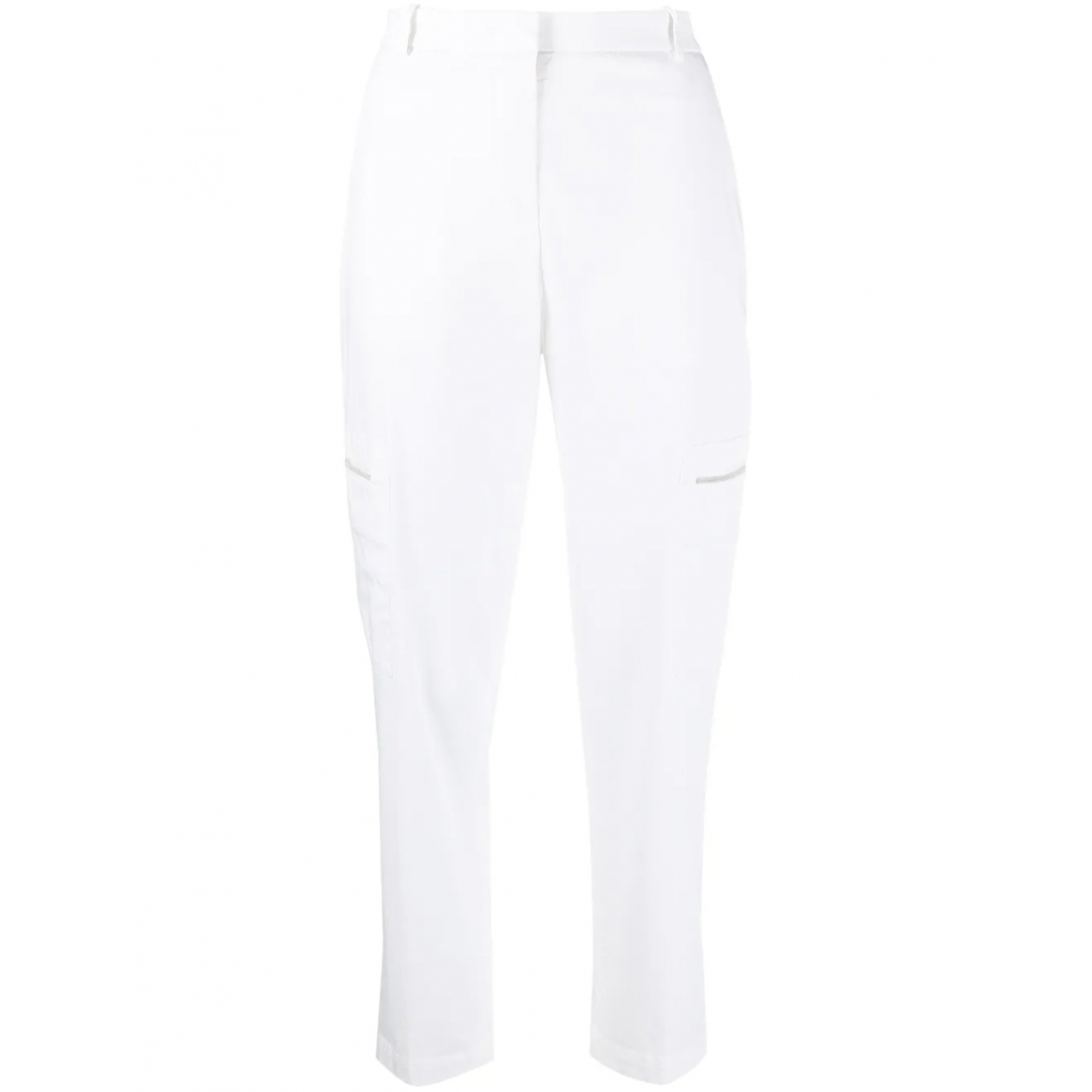 Pantalon 'High-Waisted Zip-Pocket' pour Femmes