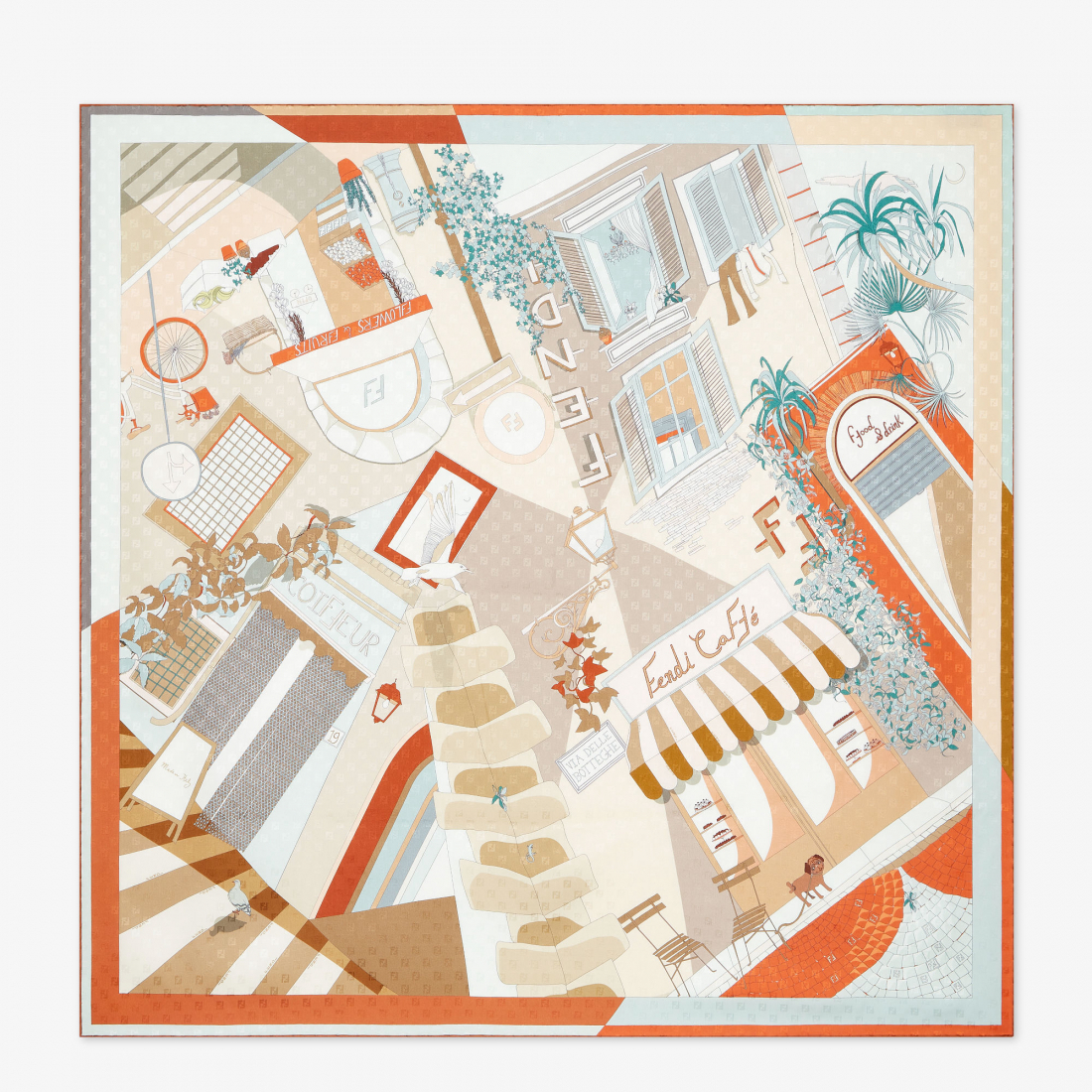 Foulard en soie 'Foulard' pour Femmes