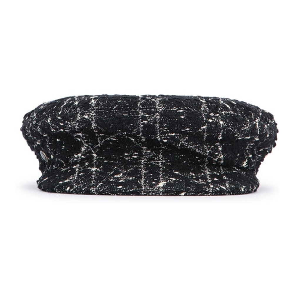 Béret 'Tweed Logo' pour Femmes