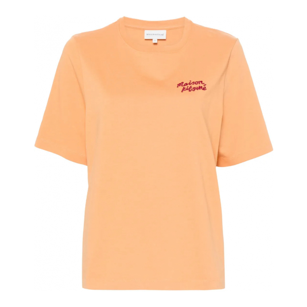 T-shirt 'Embroidered-Logo' pour Femmes