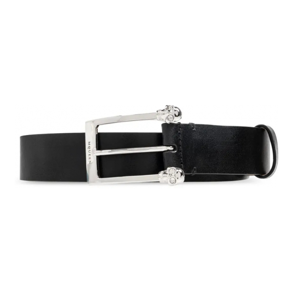 Ceinture 'Twin Skull' pour Hommes