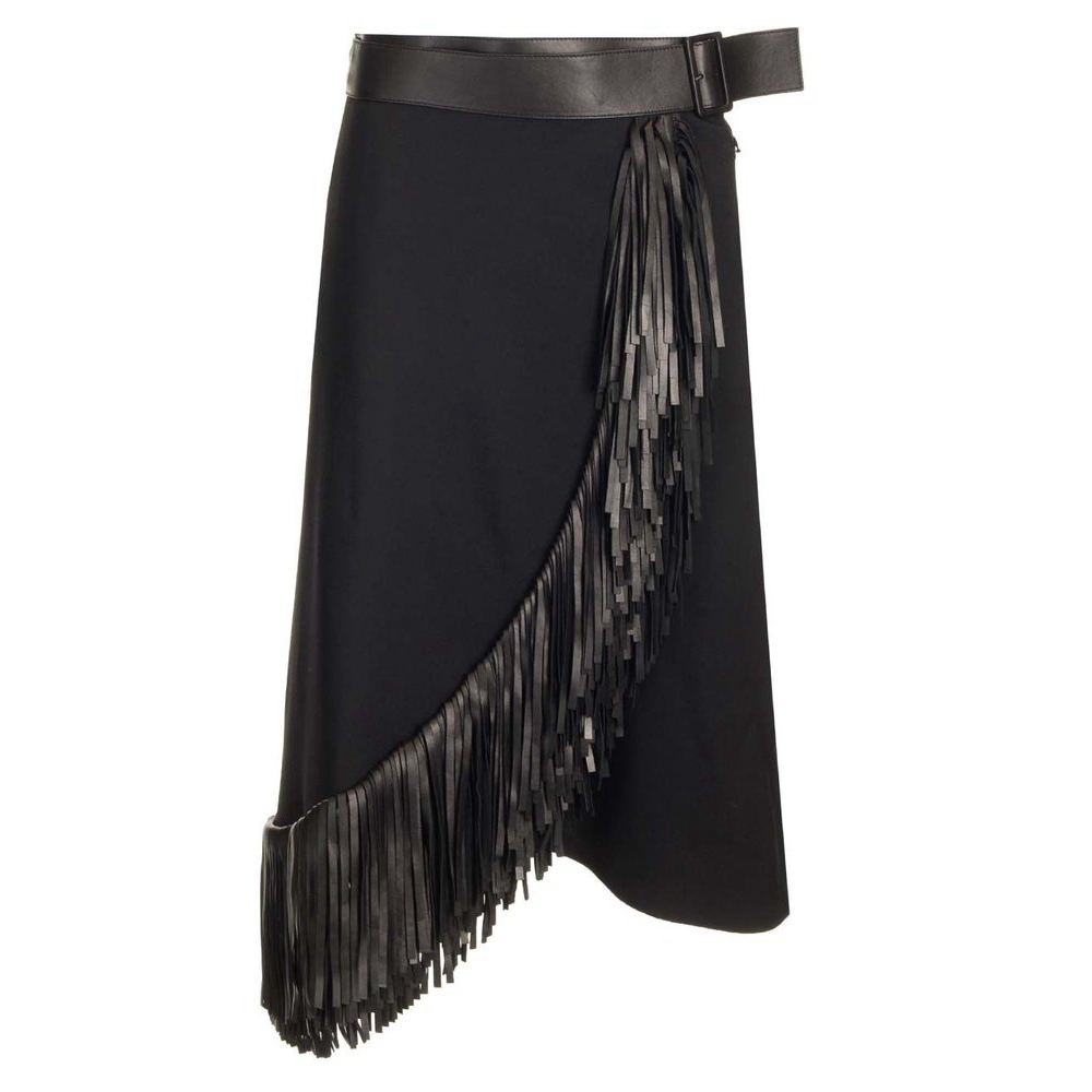 Jupe Midi 'Fringed' pour Femmes