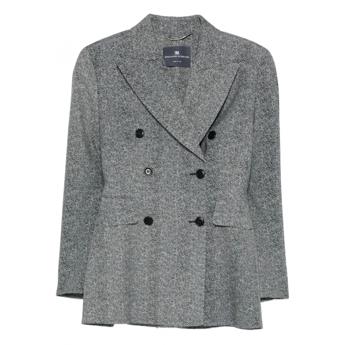 Blazer 'Herringbone Double-Breasted' pour Femmes