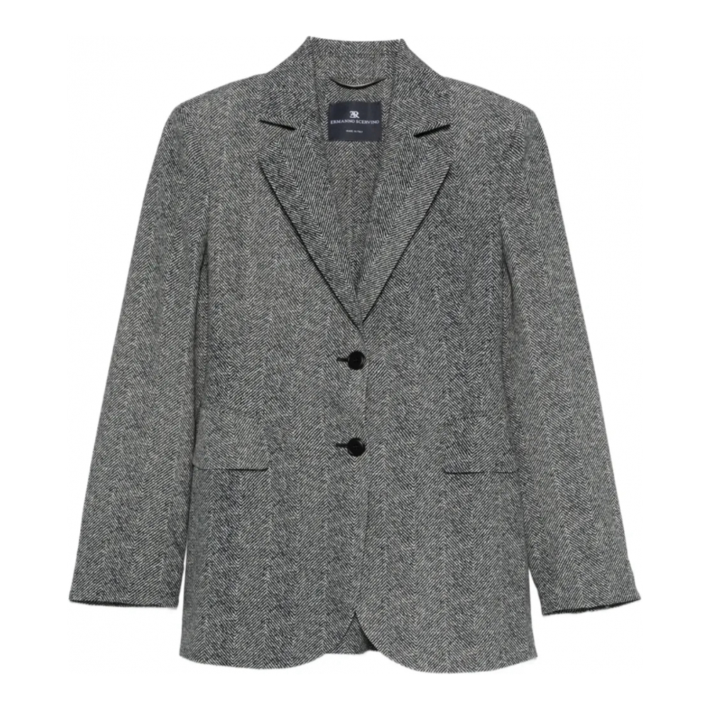 Blazer 'Herringbone Two-Button' pour Femmes