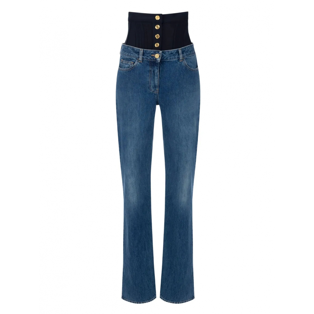 Jeans 'Corset-Waistband' pour Femmes