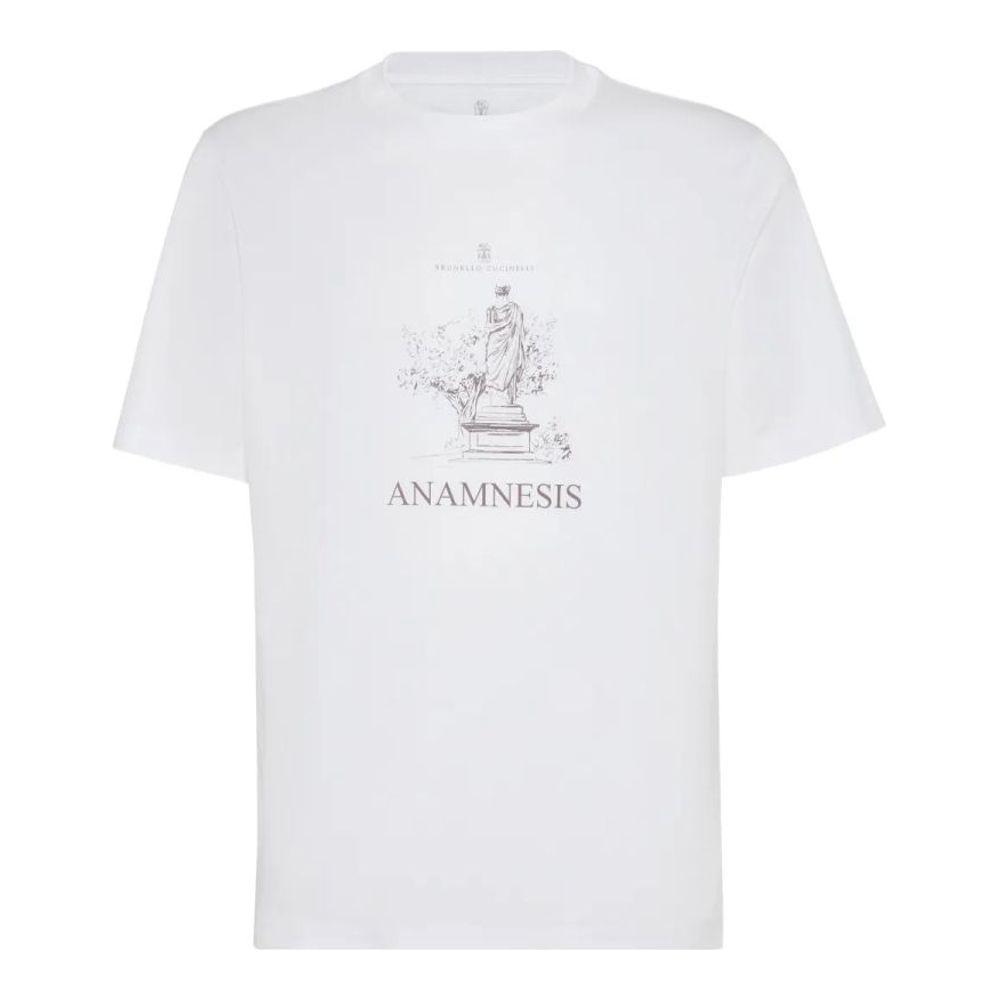 T-shirt 'Statue-Print' pour Hommes