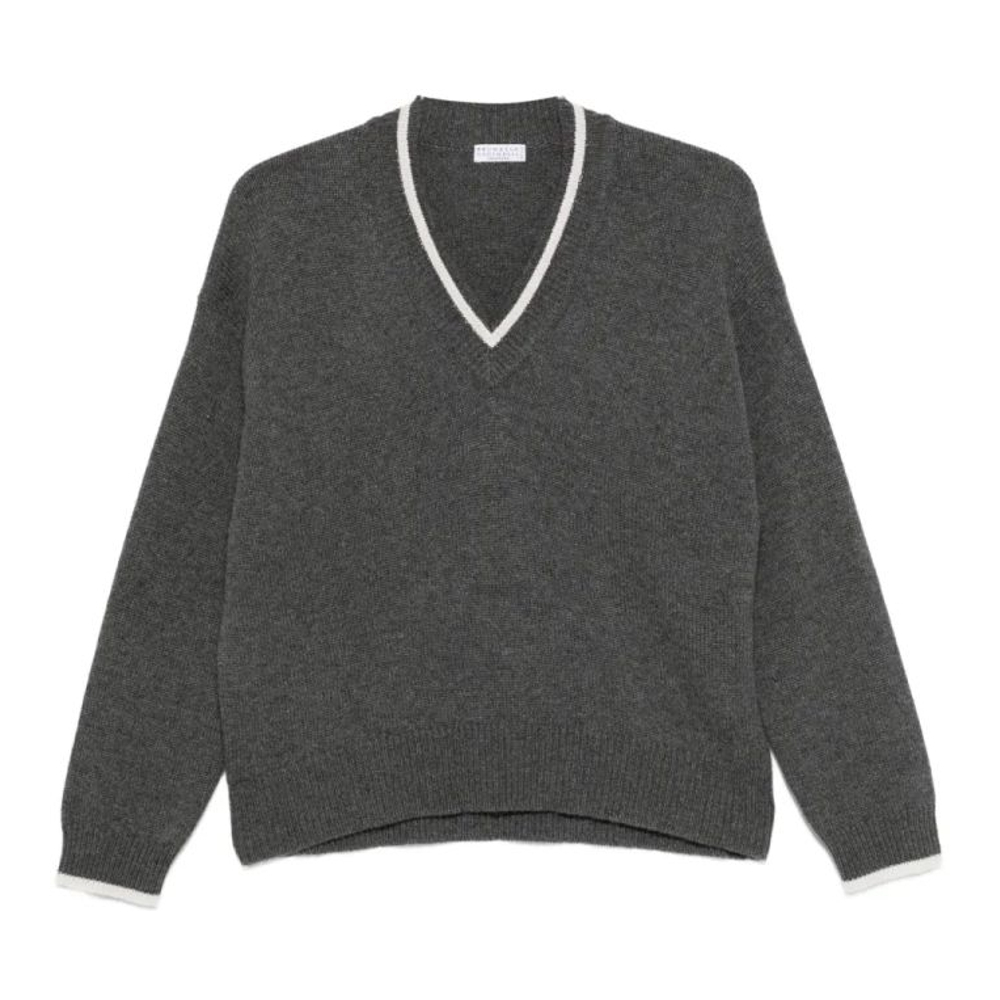 Women's 'V-Neck' Cashmere Sweater