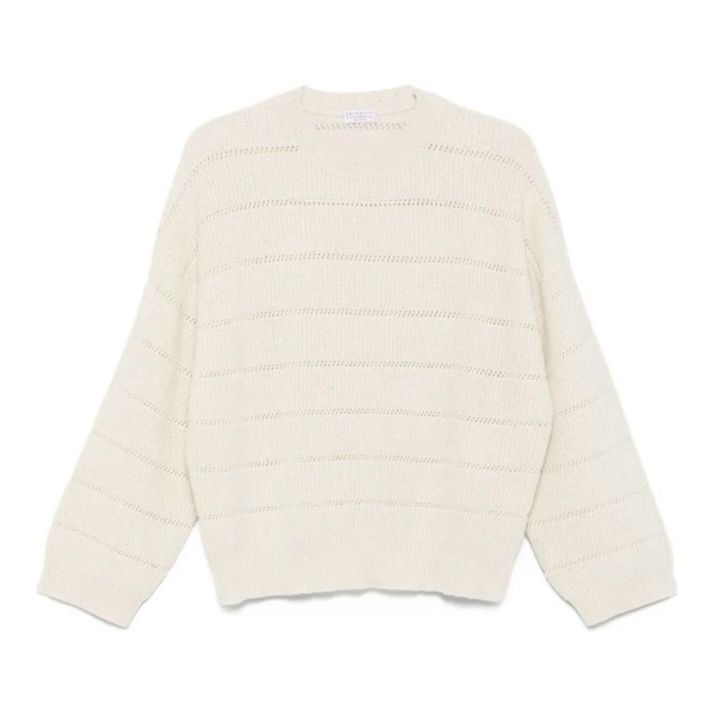 Women's 'Open-Knit' Cashmere Sweater