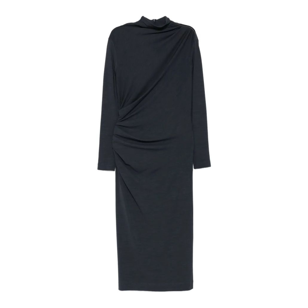 Women's 'Gathered' Long-Sleeved Dress