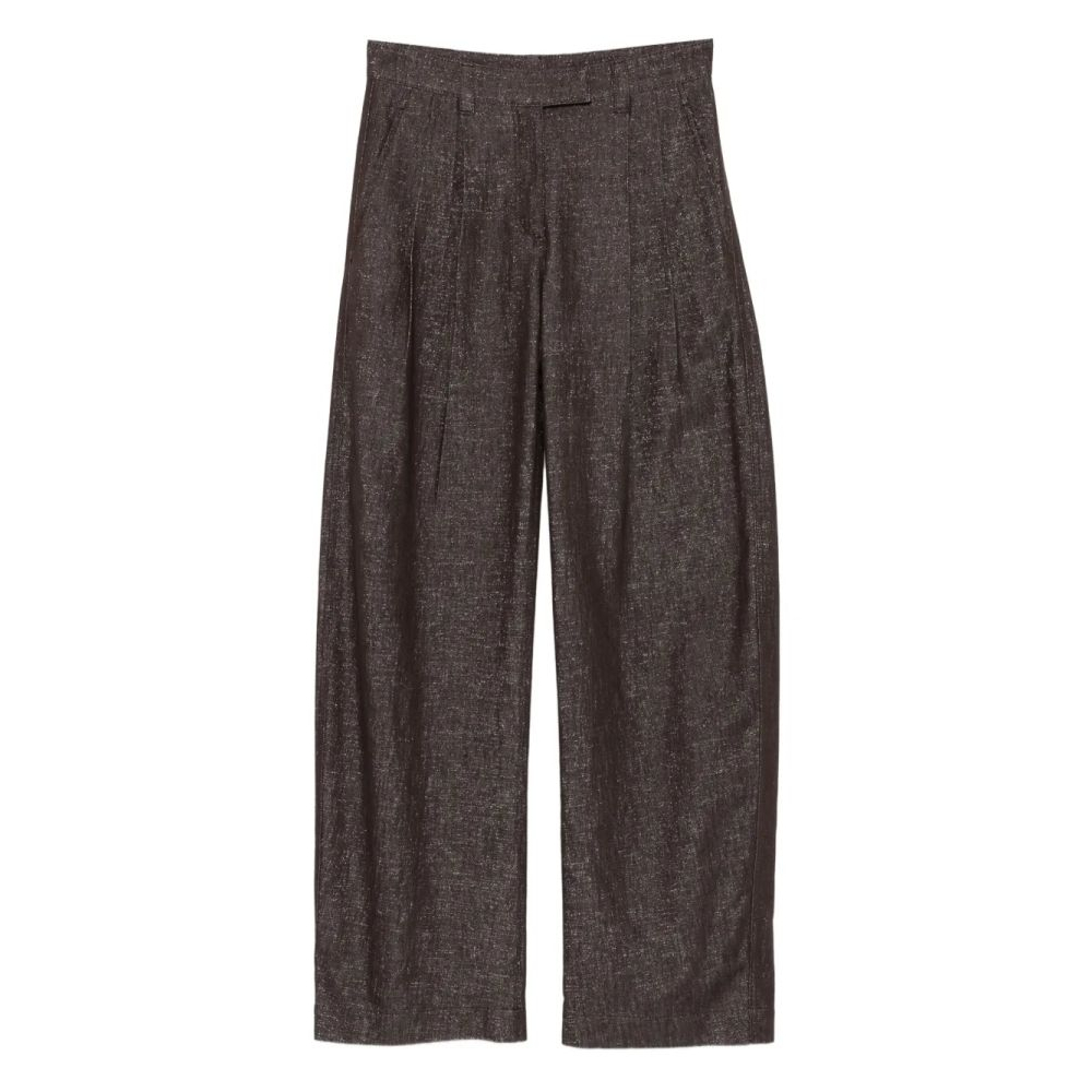Women's 'Pleated Metallic' Trousers
