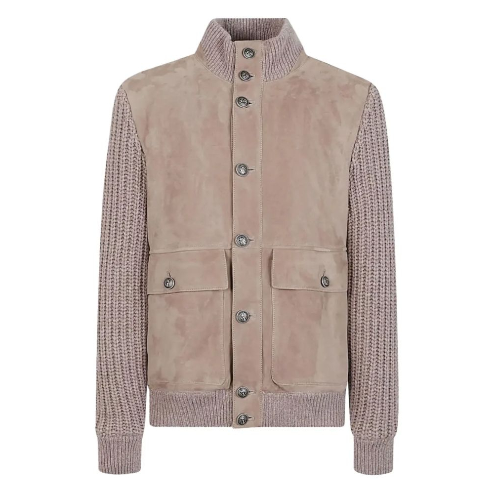 Blouson bomber 'Knitted-Sleeves' pour Hommes