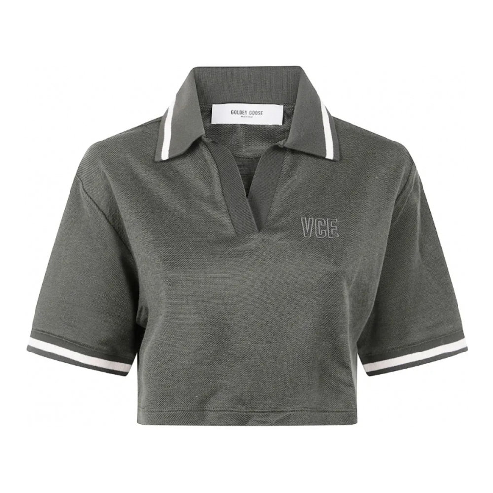 Women's 'Embroidered-Detail' Polo Shirt