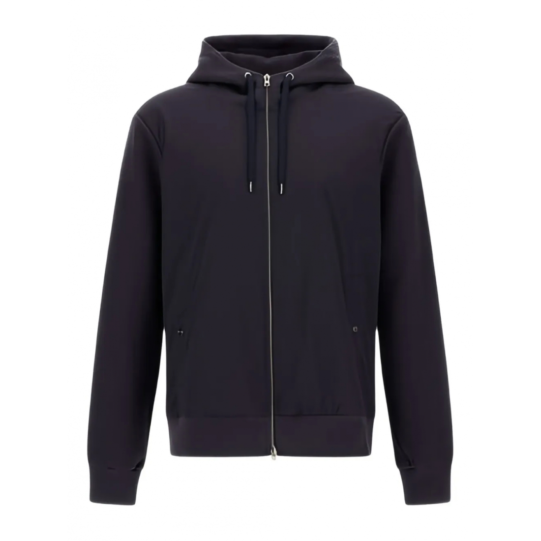 Sweatshirt à capuche  'Ribbed Panelled Zip-Front' pour Hommes